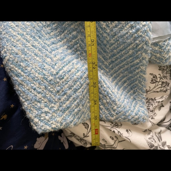 Blue Coat, Wool Blend Fabric - Picture 7 of 8